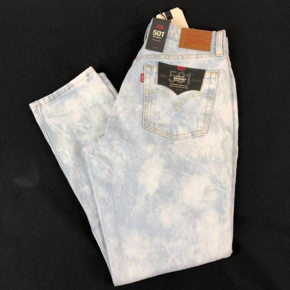 Levi's Premium Women's 501 Skinny High Rise Skinny Leg Jeans Size 30X28‎ $98 NWT - Picture 3 of 12